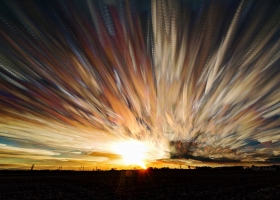 ภาพเมฆวิ่ง ถ่ายโดยเร่งความเร็วภาพ -1-