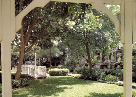 มุมพักผ่อนในสวน